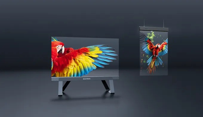 Transparent LED Display Case